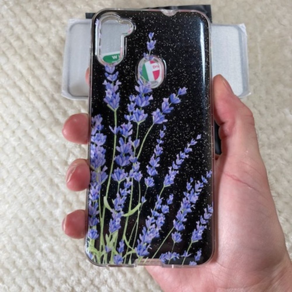 Samsung Galaxy A11 - Purple Flowers Case